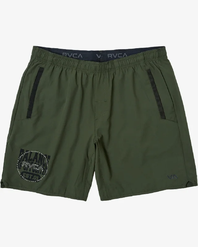 Yogger Stretch 17" Athletic Shorts - Dark Olive