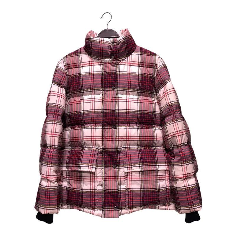 BURBERRY LONDON/Puffer Jkt/M/MLT/Plaid/red white plaid puffer