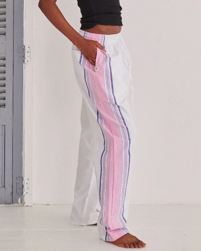 White & Pink Classic Lounge Pants