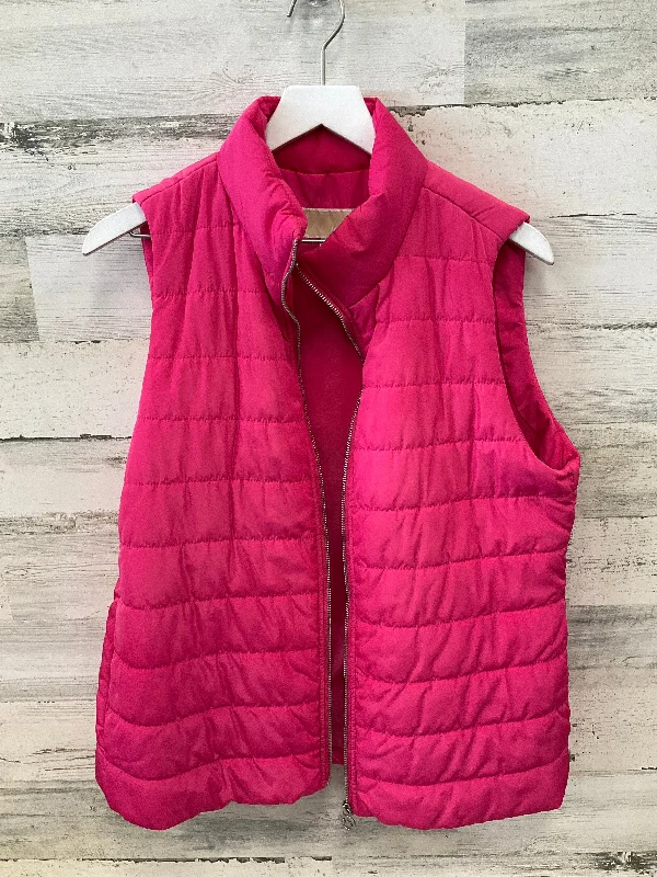 Vest Puffer & Quilted By Michael By Michael Kors In Pink, Size: L