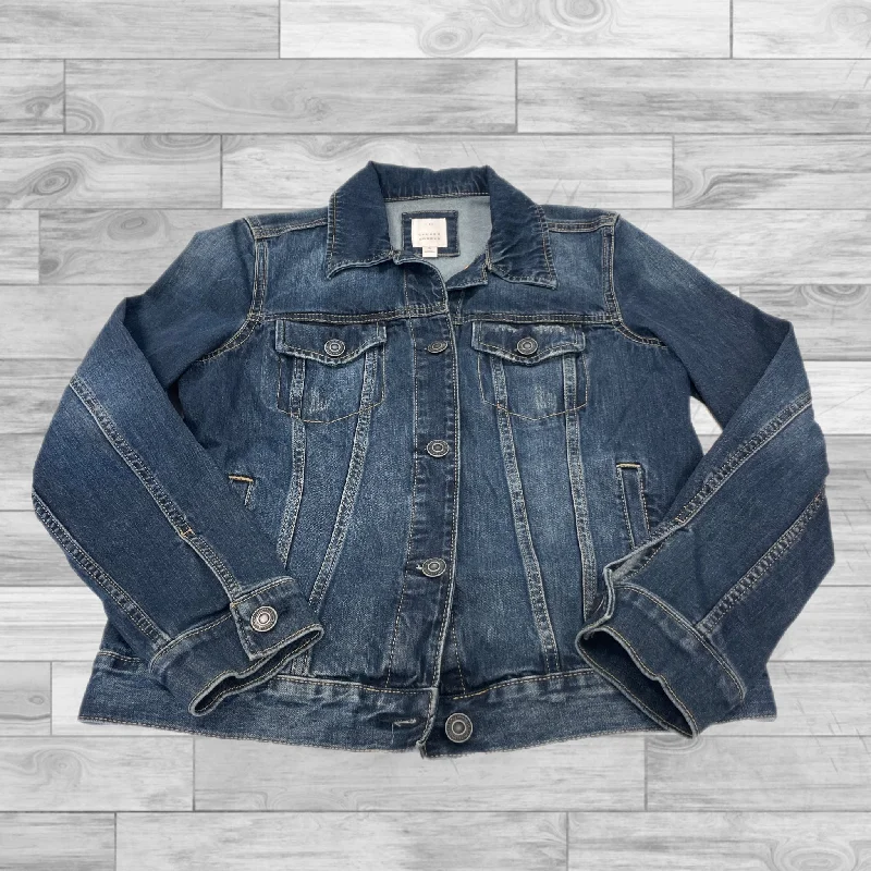 Jacket Denim By Lc Lauren Conrad In Blue Denim, Size: S