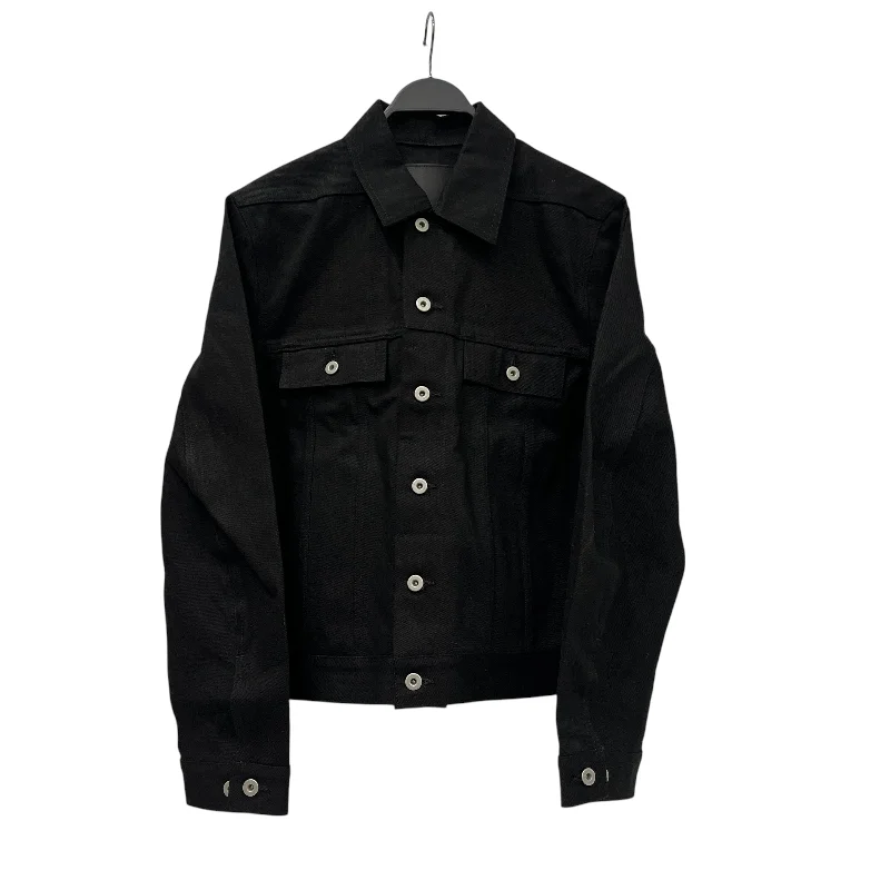 RICK OWENS DRKSHDW/Jacket/XL/Cotton/BLK/JAPANESE DENIM BUTTON UP