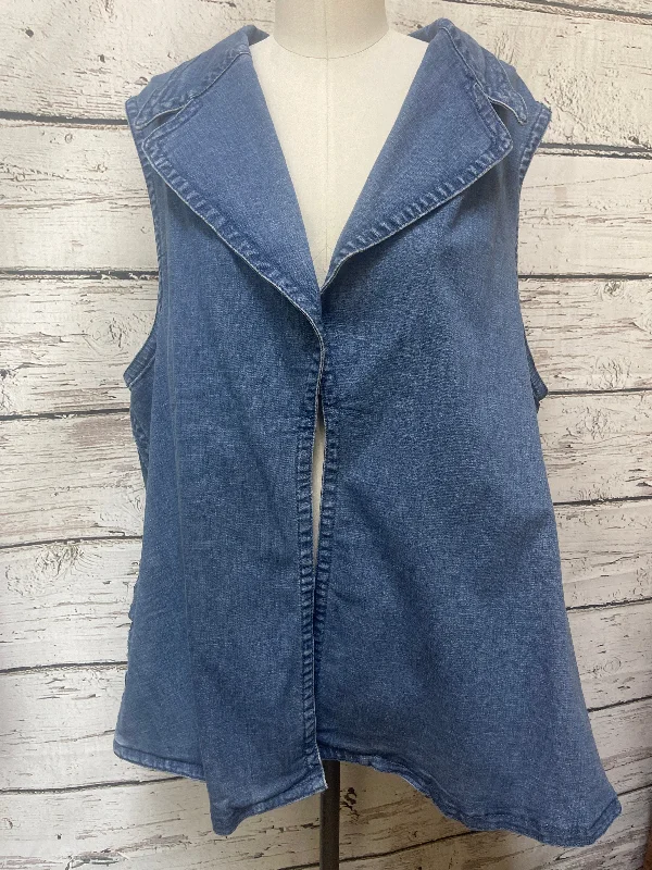 Blue Denim Vest Other Lane Bryant, Size 3x