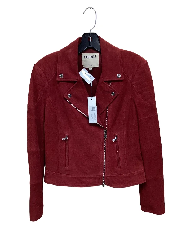 Jacket Designer By Clothes Mentor In Red, Size: S