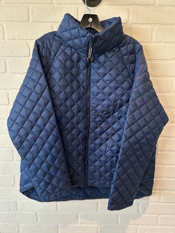 Jacket Puffer & Quilted By Athleta In Blue, Size: Xl