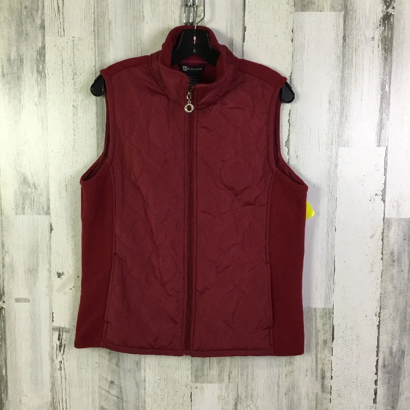 Vest Puffer & Quilted By Bc Clothing Company In Red, Size: L