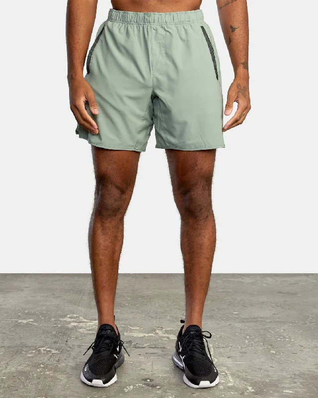 Yogger IV 17" Athletic Shorts - Stone Sage