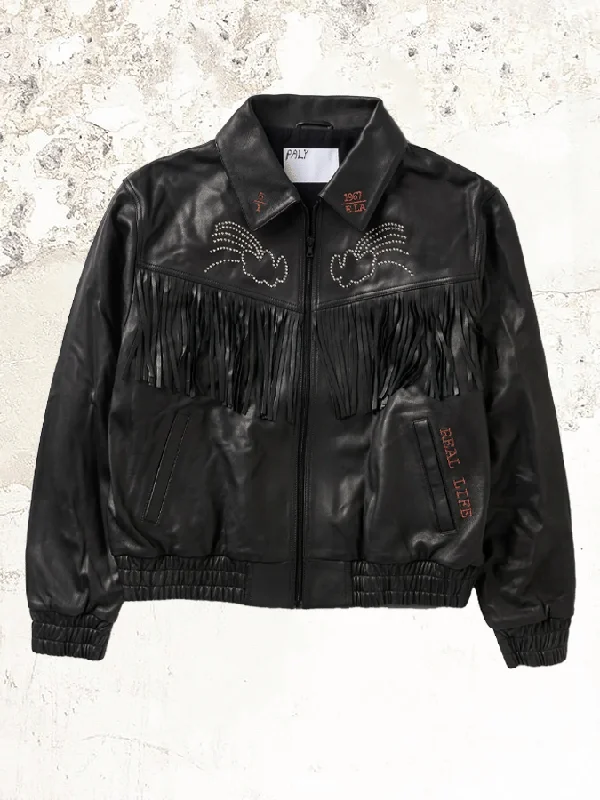 PALY FRINGE LEATHER JACKET