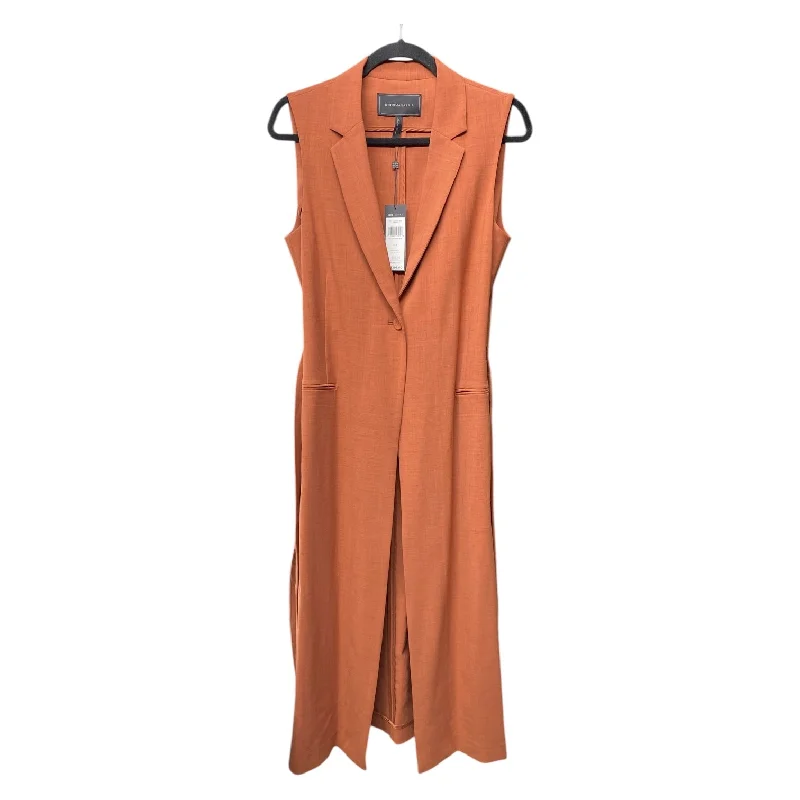 Vest Other By Bcbgmaxazria In Orange, Size:S