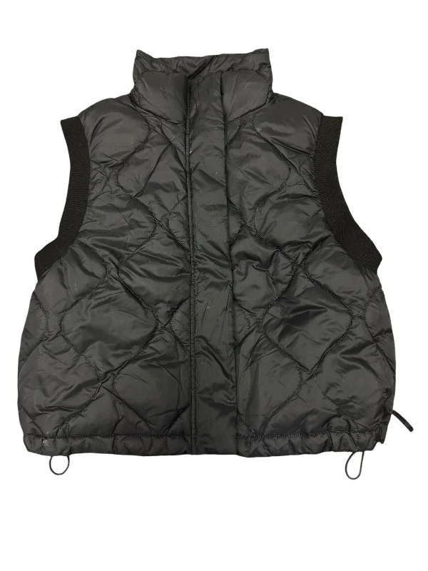 Vest Puffer & Quilted By Flx In Black, Size: S