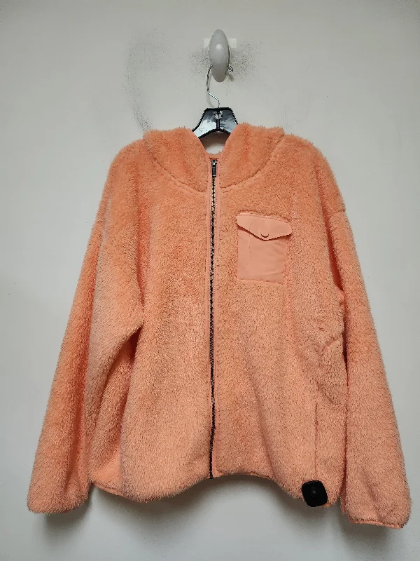 Jacket Designer By Ugg In Orange, Size: Xl