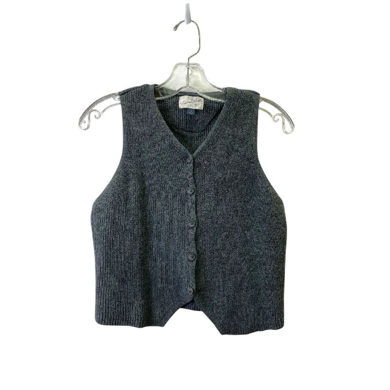 Vest Sweater By Universal Thread In Grey, Size:M