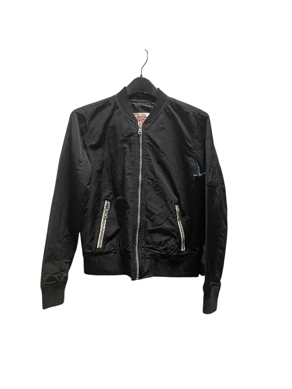 Jacket Moto By Levis In Black, Size: S