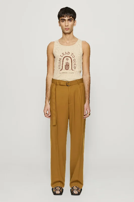 Omari Double Pleated Trousers