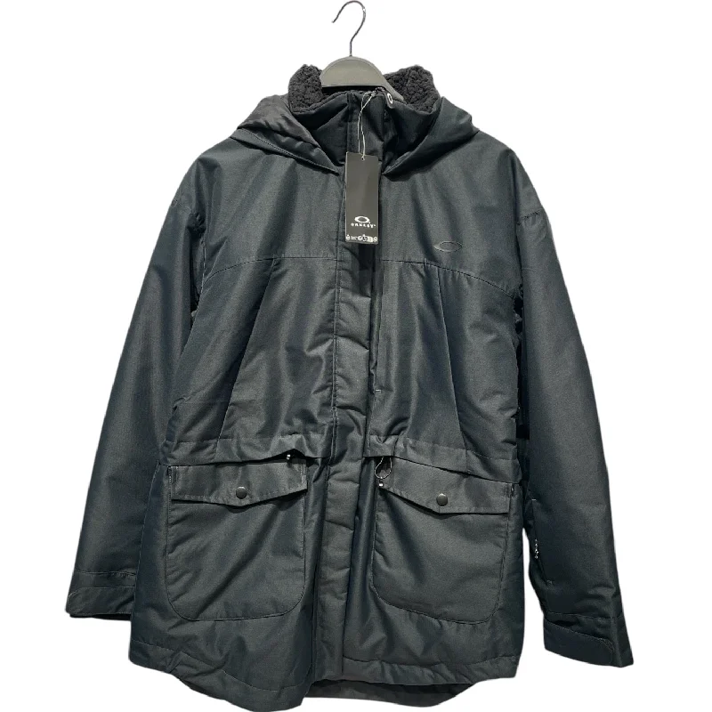 OAKLEY/Windbreaker/S/Polyester/BLK/HOLLY ANORAK