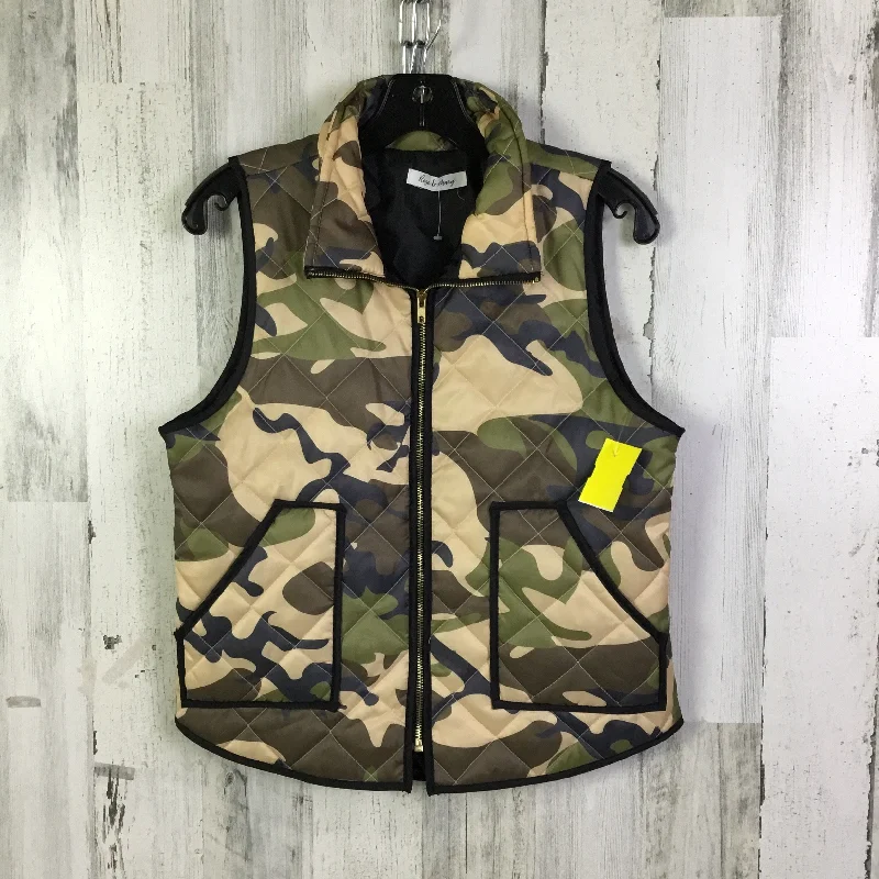 Vest Puffer & Quilted By Clothes Mentor In Camouflage Print, Size: S