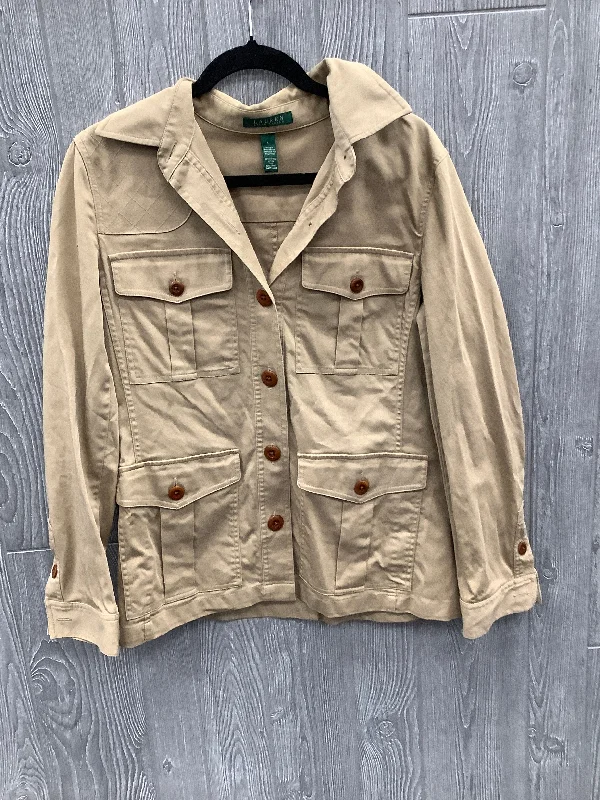 Jacket Other By Lauren By Ralph Lauren In Tan, Size: L