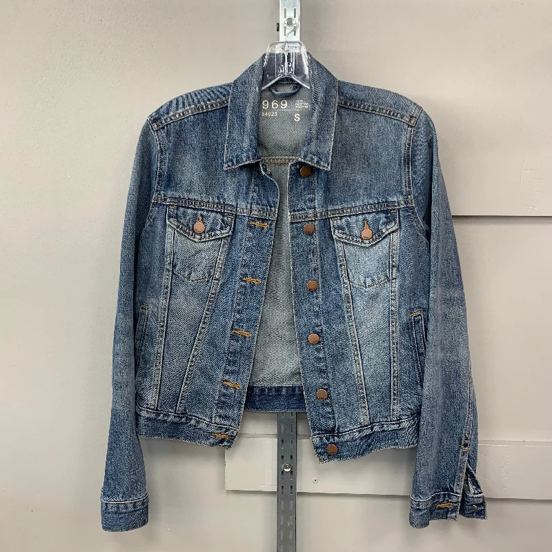 Jacket Denim By Gap In Blue Denim, Size: S