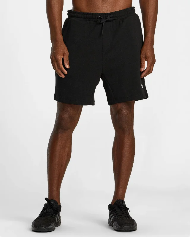 Tech Fleece Elastic Waist Shorts - Black