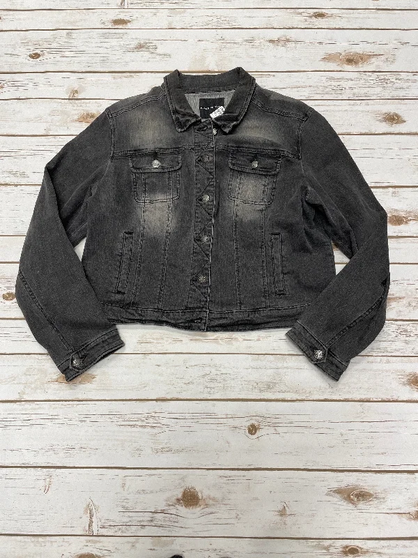 Jacket Denim By Rock And Republic In Grey, Size: Xl