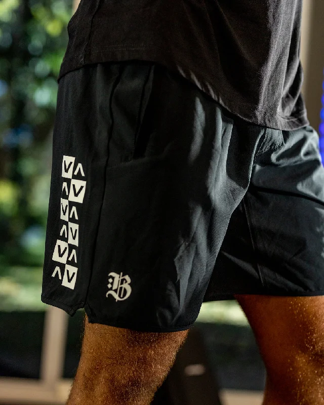 Barron Mamiya Yogger Stretch 17" Performance Shorts - Black