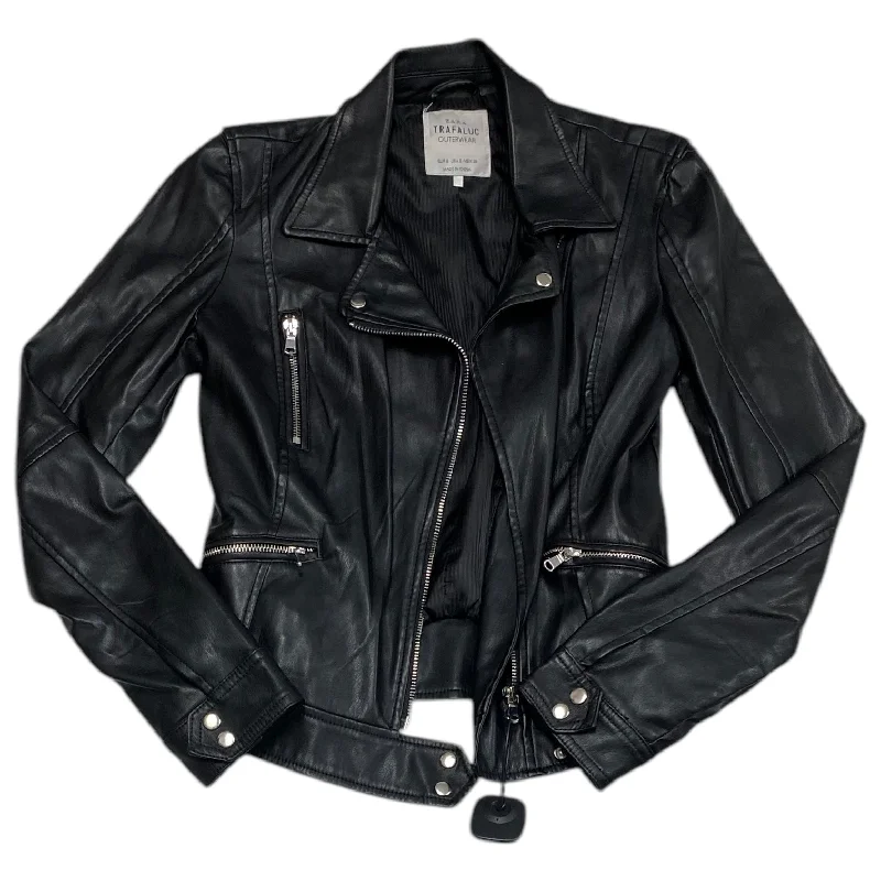 Jacket Moto By Zara In Black, Size: S