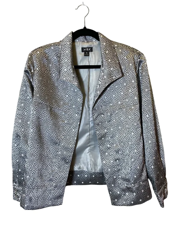 Jacket Other By Msk In Silver, Size: Xl