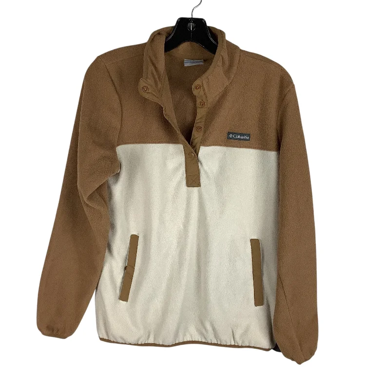 Jacket Fleece By Columbia In Brown, Size: M