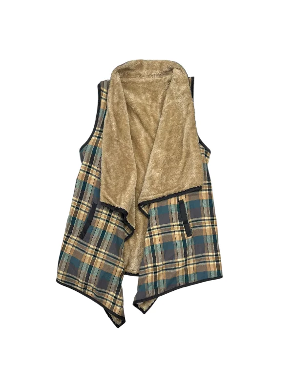 Vest Other By Clothes Mentor In Plaid Pattern, Size: M