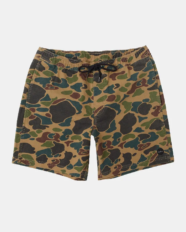 Escape Print 17" Shorts - Duck Camo