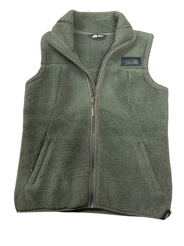 Vest Faux Fur & Sherpa By The North Face In Green, Size: S