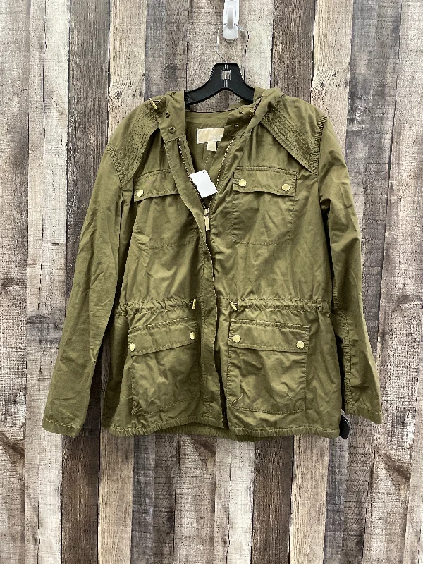 Jacket Designer By Michael Kors In Green, Size: S