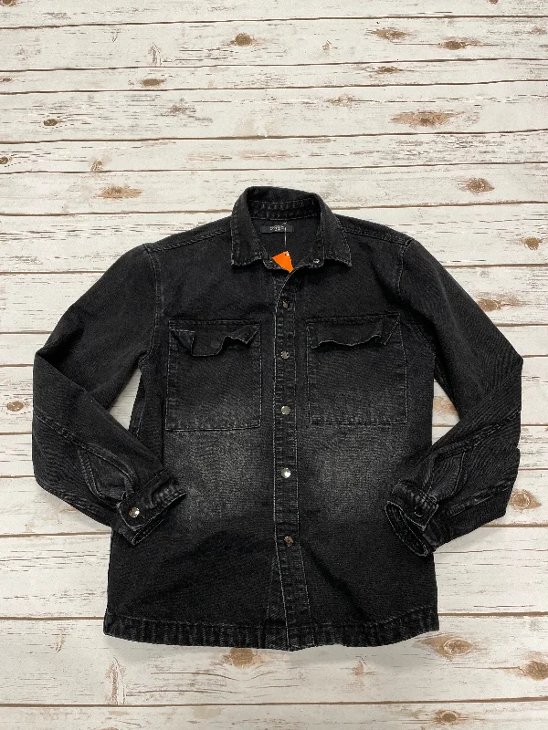 Jacket Denim By Cme In Black, Size: S