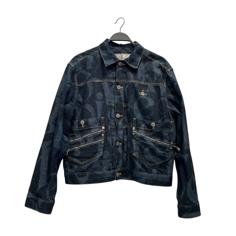 Vivienne Westwood/Denim Jkt/M/Denim/IDG/Monogram/Marlene Jacket