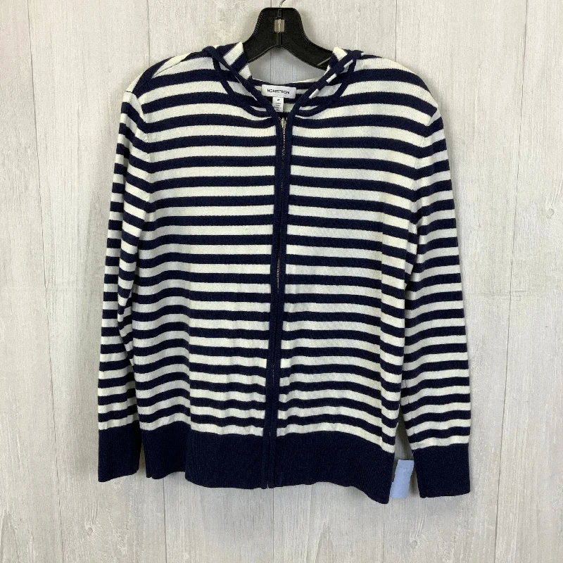 Jacket Other By Nordstrom In Blue & White, Size: M