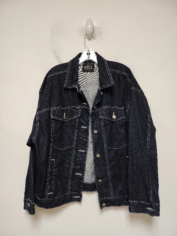 Jacket Denim By Bdg In Blue Denim, Size: Xl