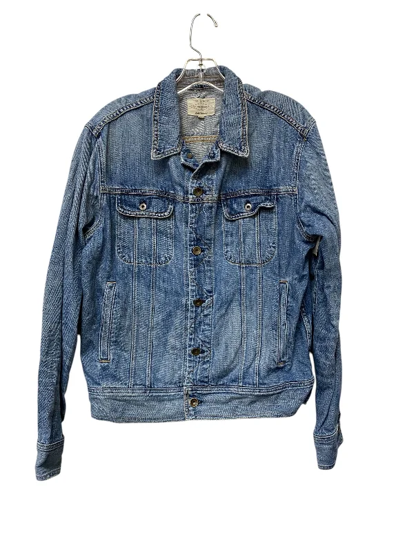 Jacket Denim By Rag And Bone In Blue Denim, Size: M