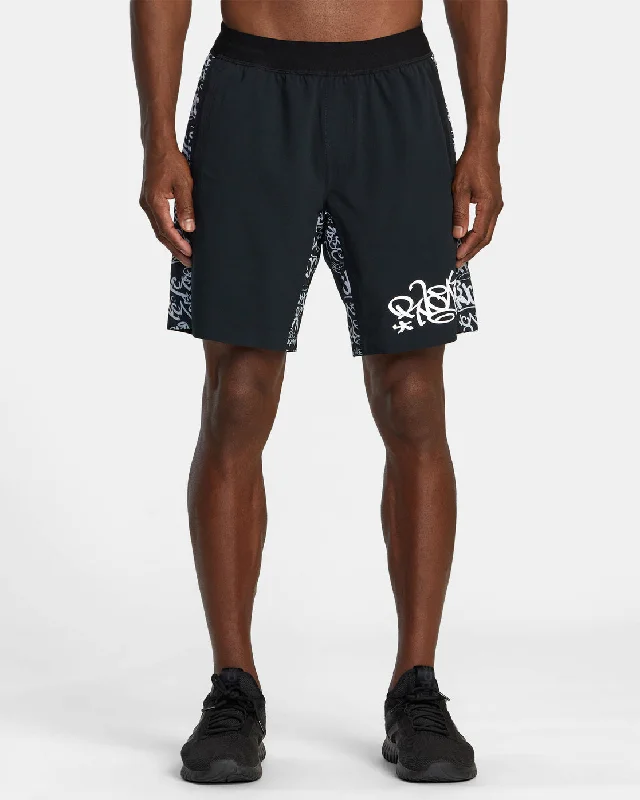 RVCA Yogger Plus Technical Training Shorts - Black Dmote