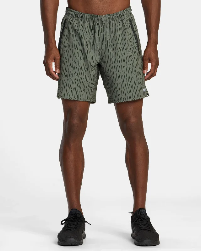 Yogger Stretch 17" Athletic Shorts - Rain Camo