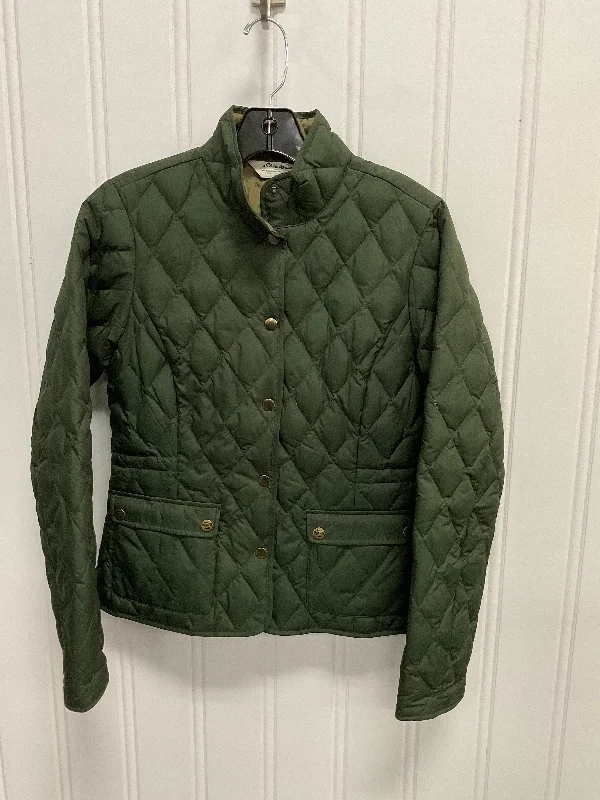 Jacket Puffer & Quilted By Eddie Bauer In Green, Size:Xs