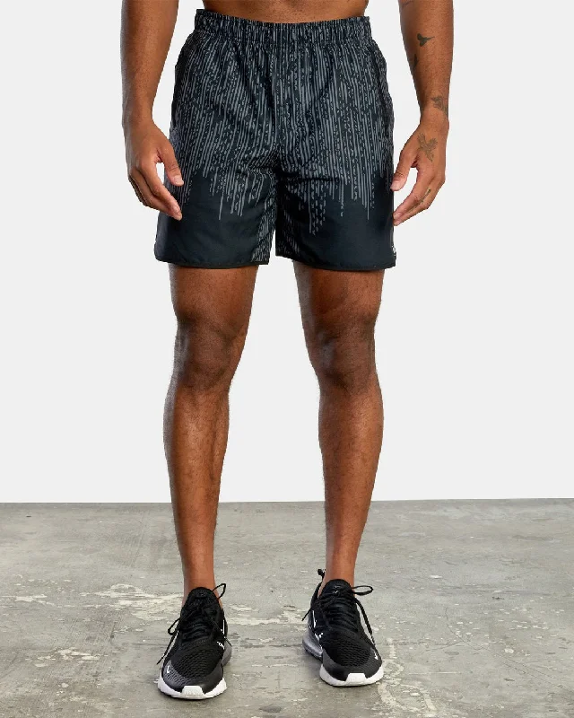 Yogger IV 17" Athletic Shorts - Black Drop Down