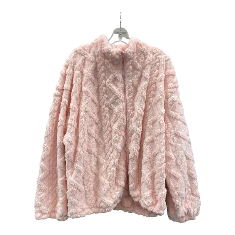 Jacket Other By Shein In Pink, Size:4X