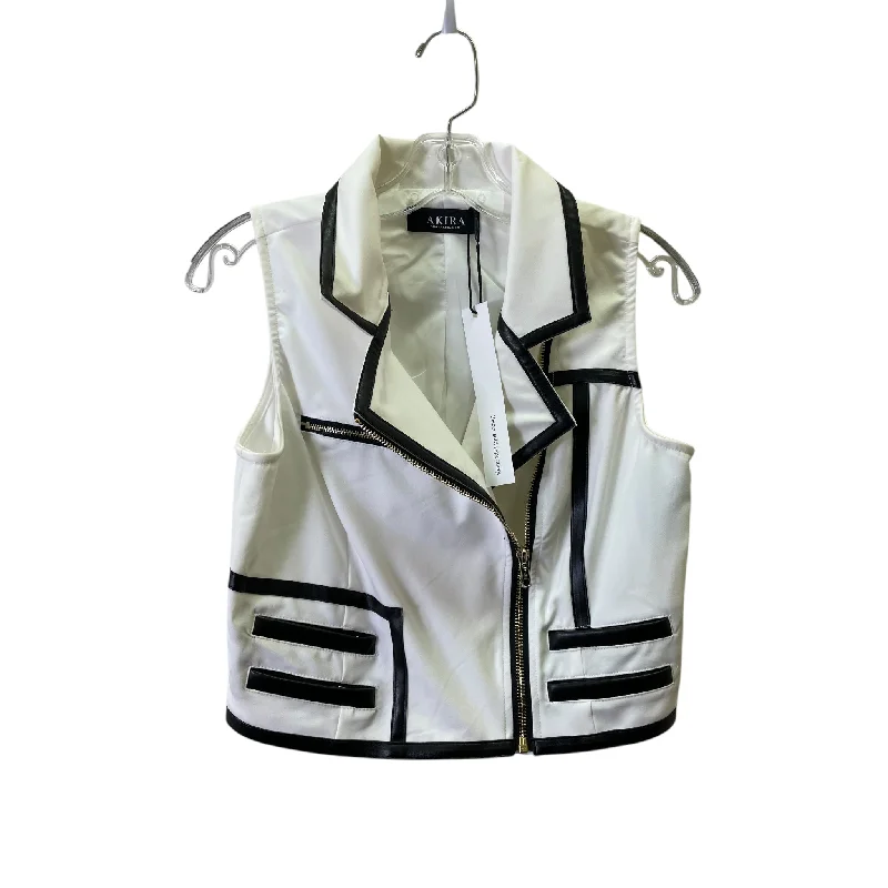 Vest Other By Akira In White, Size:M