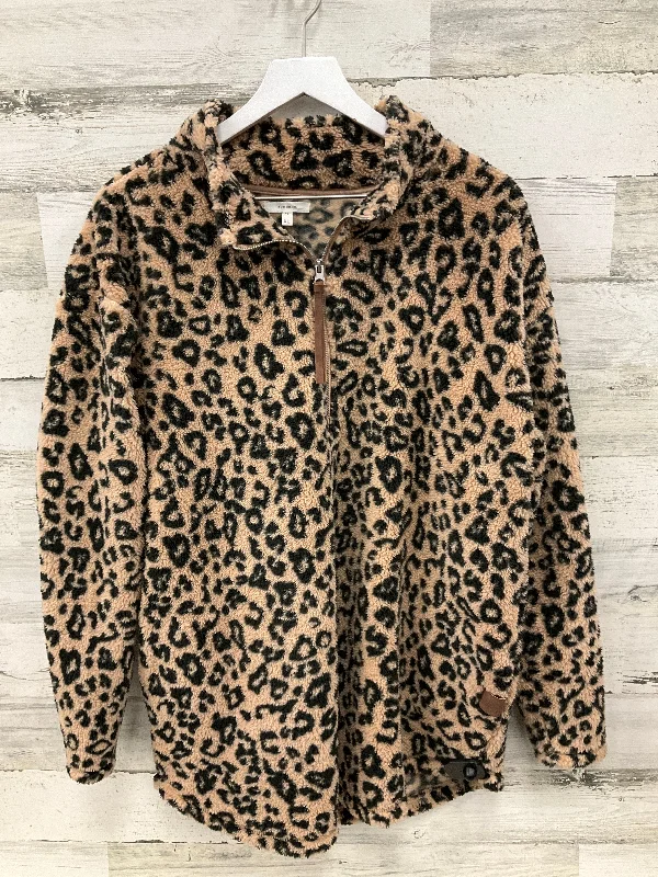 Jacket Shirt By Maurices In Animal Print, Size: Xl