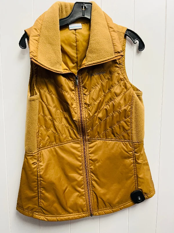 Vest Puffer & Quilted By Columbia In Tan, Size: S