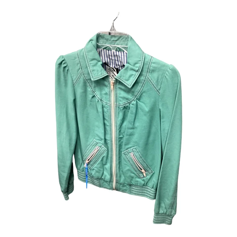 Jacket Luxury Designer By Marc Jacobs In Teal, Size: Xs