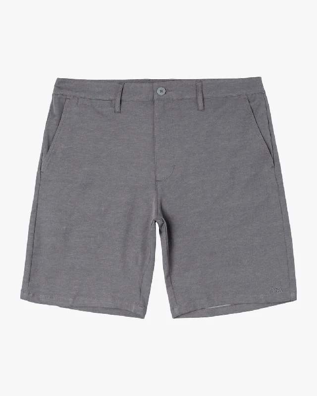 Back In 19" Hybrid Shorts - Athletic Heather