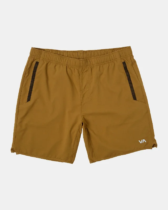 Yogger IV 17" Athletic Shorts - Tobacco