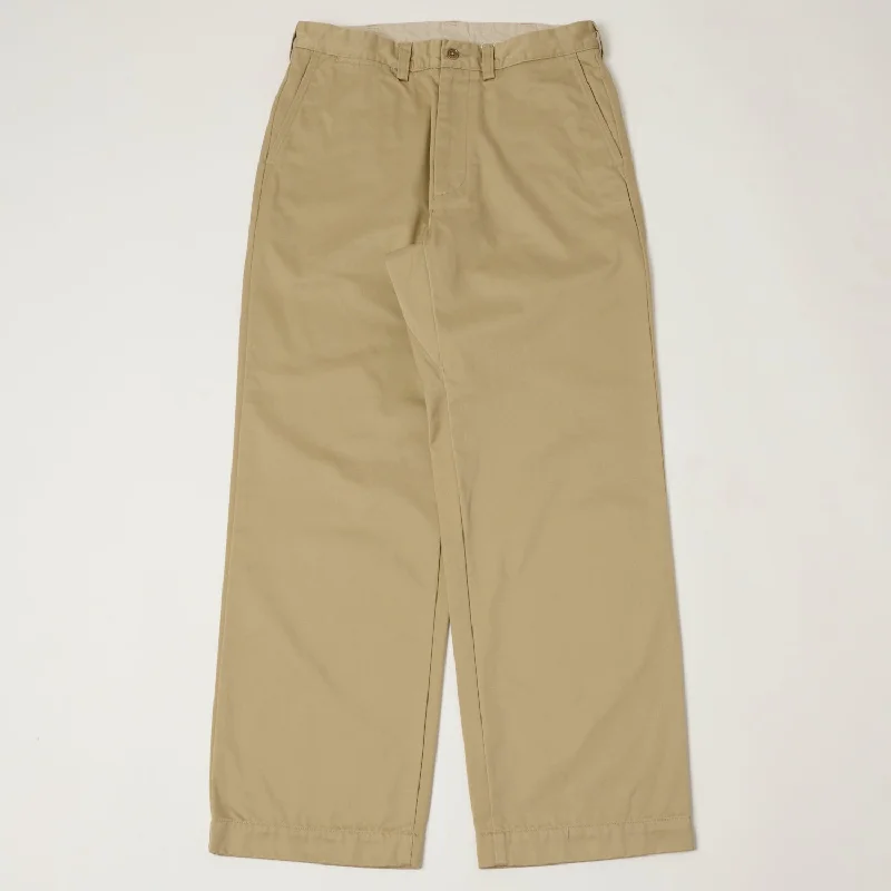 Nanamica Wide Straight Chino Pants - Khaki