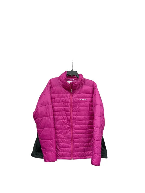 Jacket Puffer & Quilted By Columbia In Pink, Size: 3x